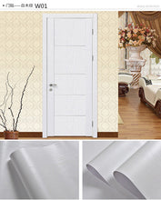 Load image into Gallery viewer, Wood Grain Door Sticker Waterproof Adhesive Wallpaper Wooden Door Renovation