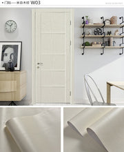 Load image into Gallery viewer, Wood Grain Door Sticker Waterproof Adhesive Wallpaper Wooden Door Renovation