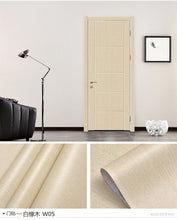 Load image into Gallery viewer, Wood Grain Door Sticker Waterproof Adhesive Wallpaper Wooden Door Renovation